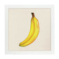 Poster cuadrado de Sabor canario. Lámina de frutas y verduras de forma cuadrada, ilustrada con dibujos a color.-Artwork-Nacnic-20x20 cm-Marco Blanco-Nacnic Estudio SL