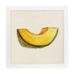 Poster cuadrado de Sabor natural. Lámina de frutas y verduras de forma cuadrada, ilustrada con dibujos a color.-Artwork-Nacnic-20x20 cm-Marco Blanco-Nacnic Estudio SL