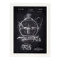 Poster con patente de Cafetera 2. Lámina con diseño de patente antigua-Artwork-Nacnic-A4-Marco Blanco-Nacnic Estudio SL