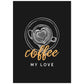 Set de láminas Amor por el café. Pósters para cafeterías, restaurantes y amantes del café.-Artwork-Nacnic-A4-Sin marco-Nacnic Estudio SL