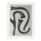 Lámina Planta blanco y negro 32. Pósters con ilustraciones de flores y plantas en tonos grises.-Artwork-Nacnic-A3-Marco Blanco-Nacnic Estudio SL