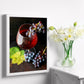 Set de 3 Cuadros de Uvas de Viñedo y Corcho Ilustración impresa en estilo Fotográfico para decorar Cocina, Despensa, Cortijo, Comedor, Restaurante