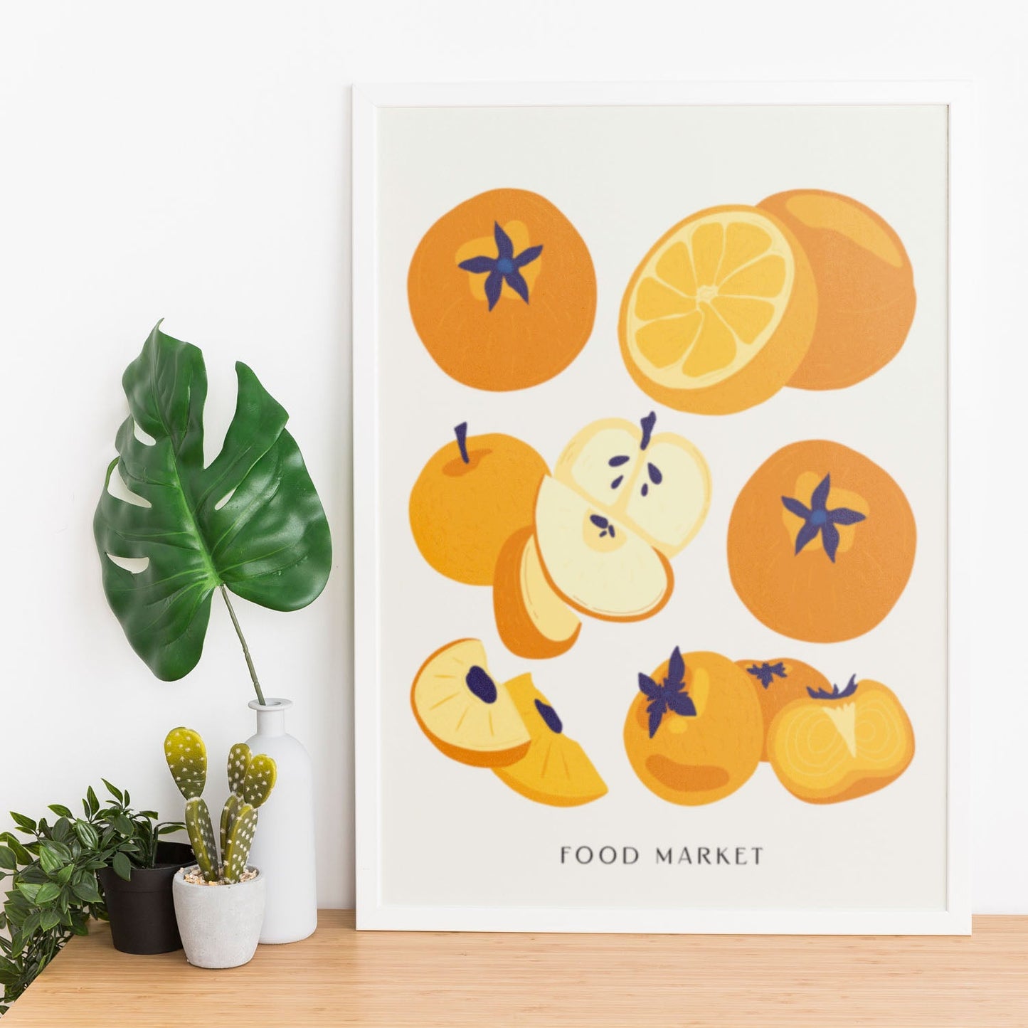 Orange Colored Fruits-Artwork-Nacnic-Nacnic Estudio SL