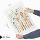 Set de 3 Cuadros Utensilios y herramientas de Cocina Póster en Acuarela con Ilustración impresa para decorar las paredes de la Cocina, Despensa, Comedor, Restaurante