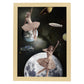 Lamina artistica decorativa con ilustración de Collage surrealista 41 estilo Collage-Artwork-Nacnic-A4-Marco Madera clara-Nacnic Estudio SL
