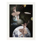 Lamina artistica decorativa con ilustración de Collage surrealista 41 estilo Collage-Artwork-Nacnic-A4-Marco Blanco-Nacnic Estudio SL