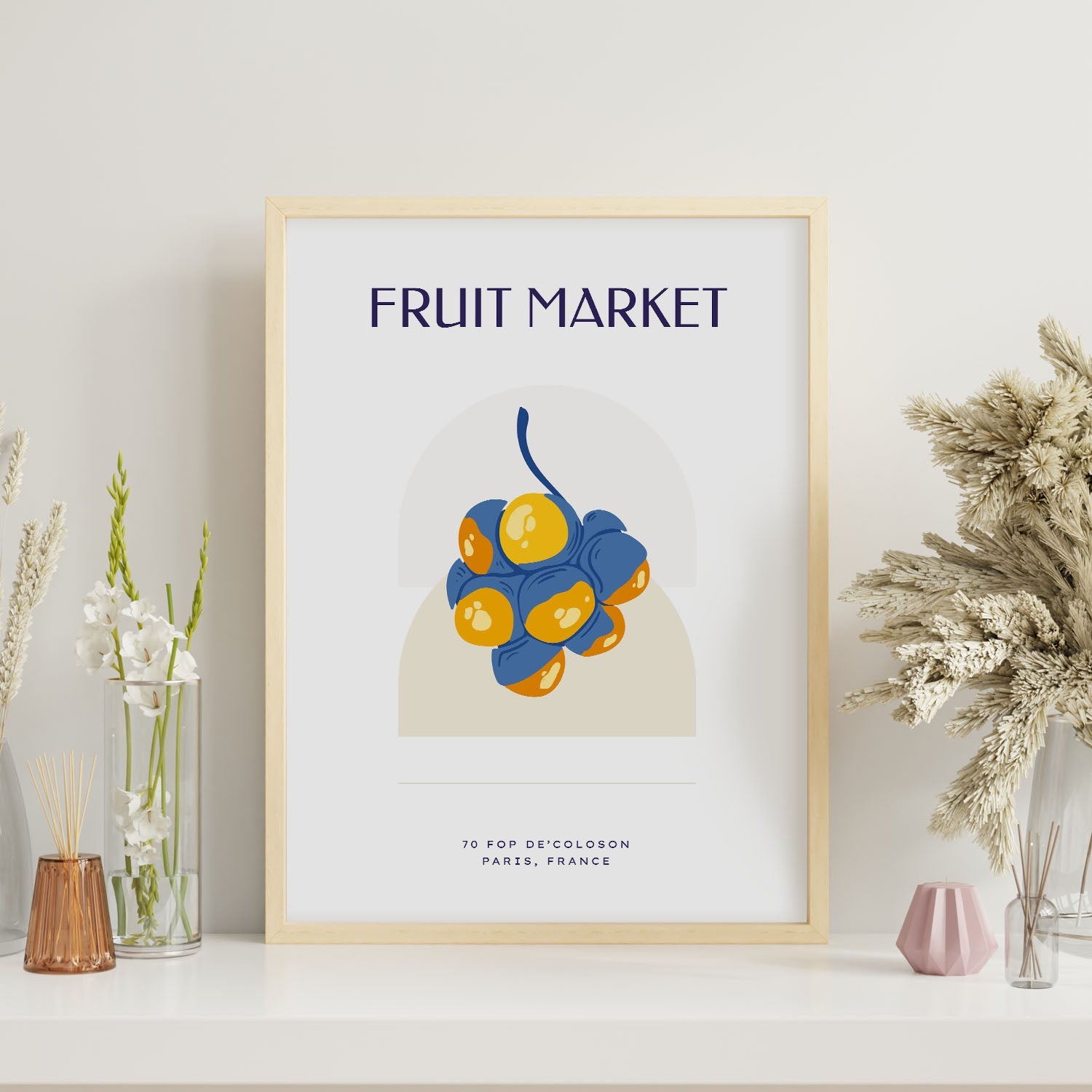 Palm Fruit-Artwork-Nacnic-Nacnic Estudio SL