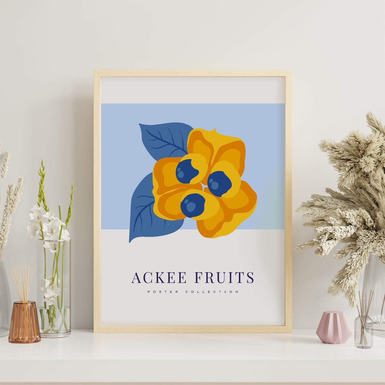 Ackee Fruits-Artwork-Nacnic-Nacnic Estudio SL