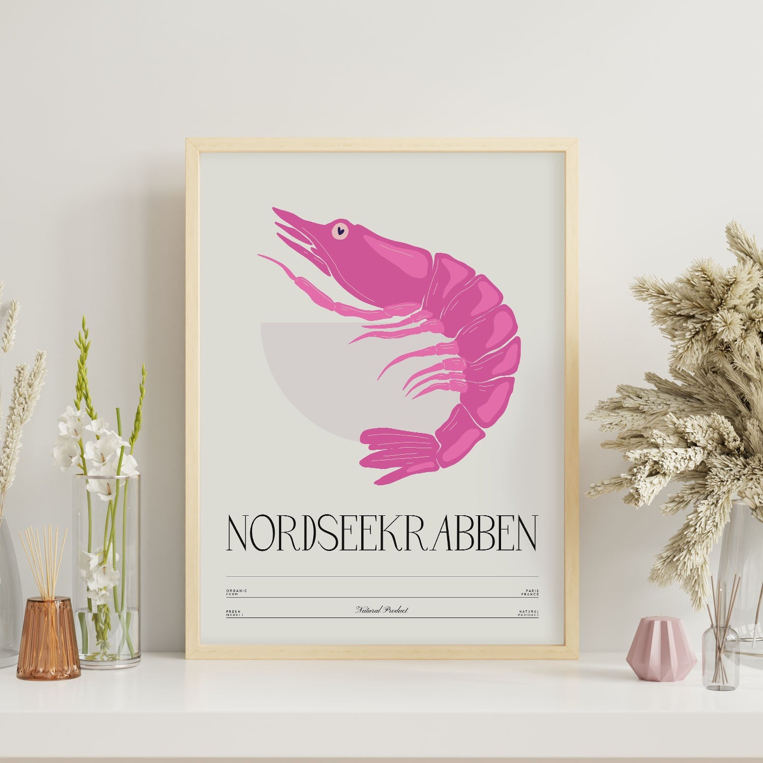 North Sea Shrimp-Artwork-Nacnic-Nacnic Estudio SL