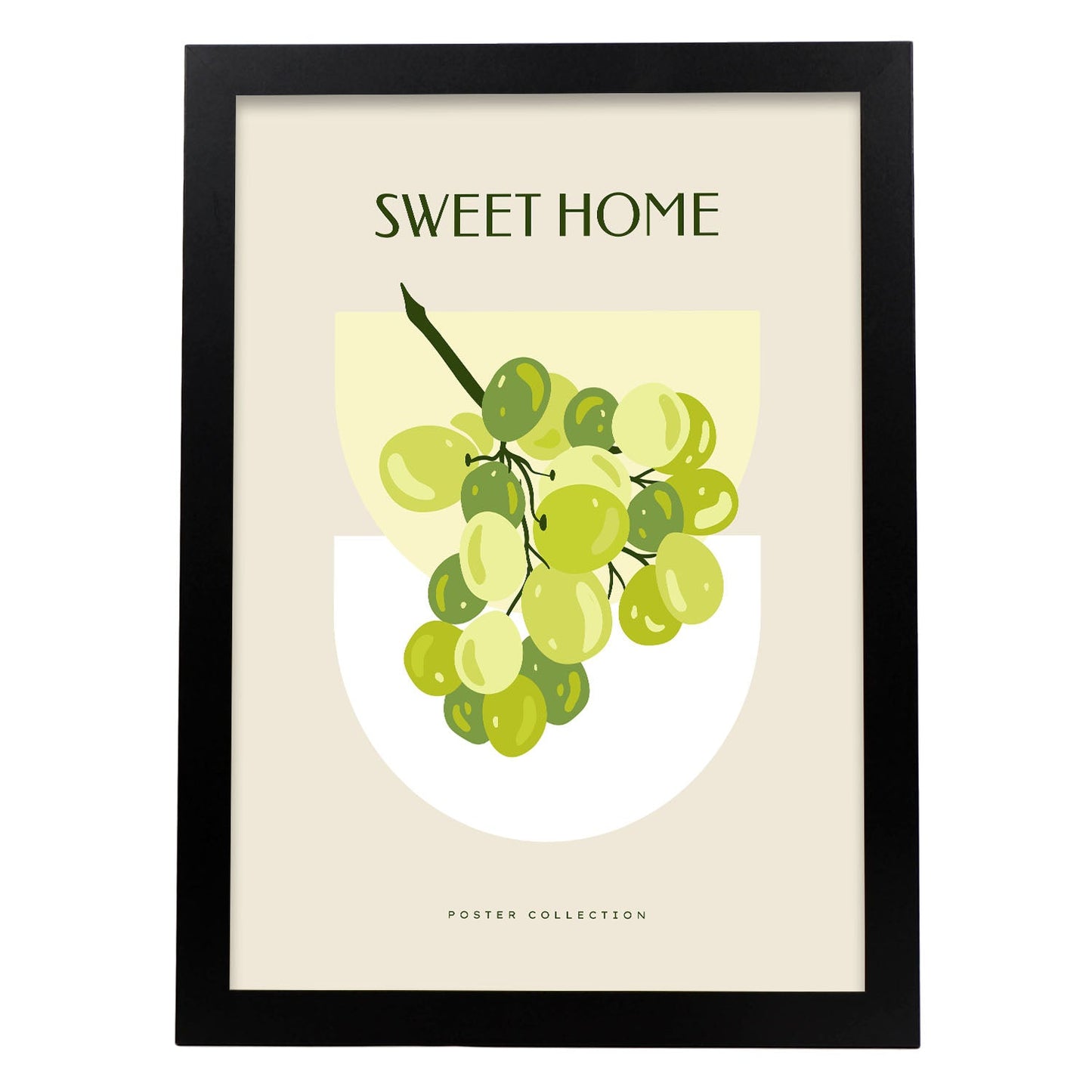 Green Grapes-Artwork-Nacnic-A3-Sin marco-Nacnic Estudio SL