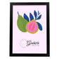 Guava Fruit and Leaves-Artwork-Nacnic-A3-Sin marco-Nacnic Estudio SL