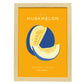 Muskmelon-Artwork-Nacnic-A3-Marco Madera clara-Nacnic Estudio SL