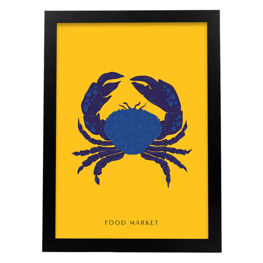 Big Claw Crab-Artwork-Nacnic-A3-Sin marco-Nacnic Estudio SL