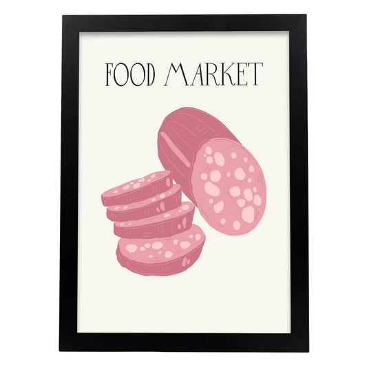 Bologne Sausage-Artwork-Nacnic-A3-Sin marco-Nacnic Estudio SL