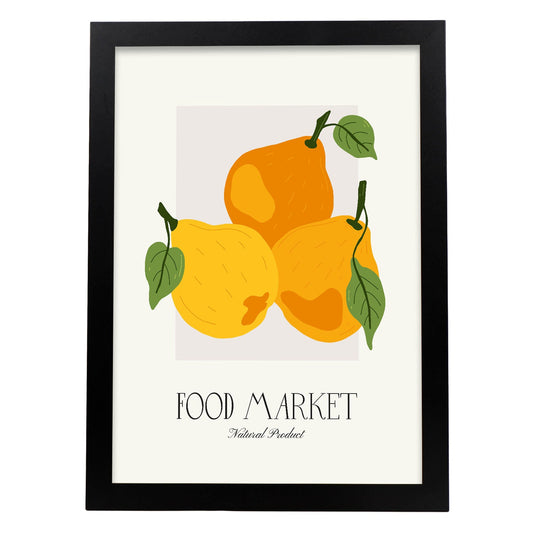 Pear-Artwork-Nacnic-A3-Sin marco-Nacnic Estudio SL