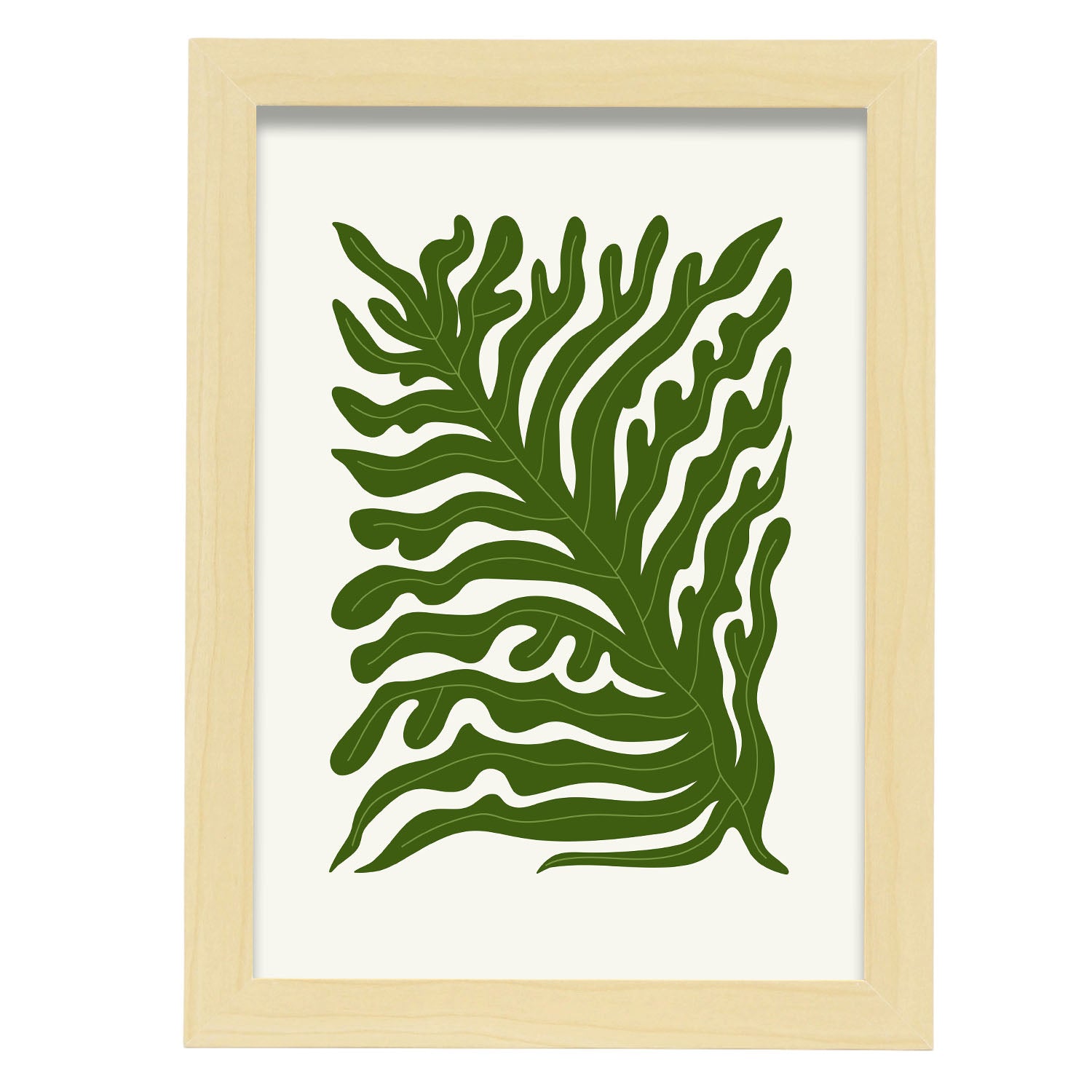 Shrubby-Artwork-Nacnic-A4-Marco Madera clara-Nacnic Estudio SL