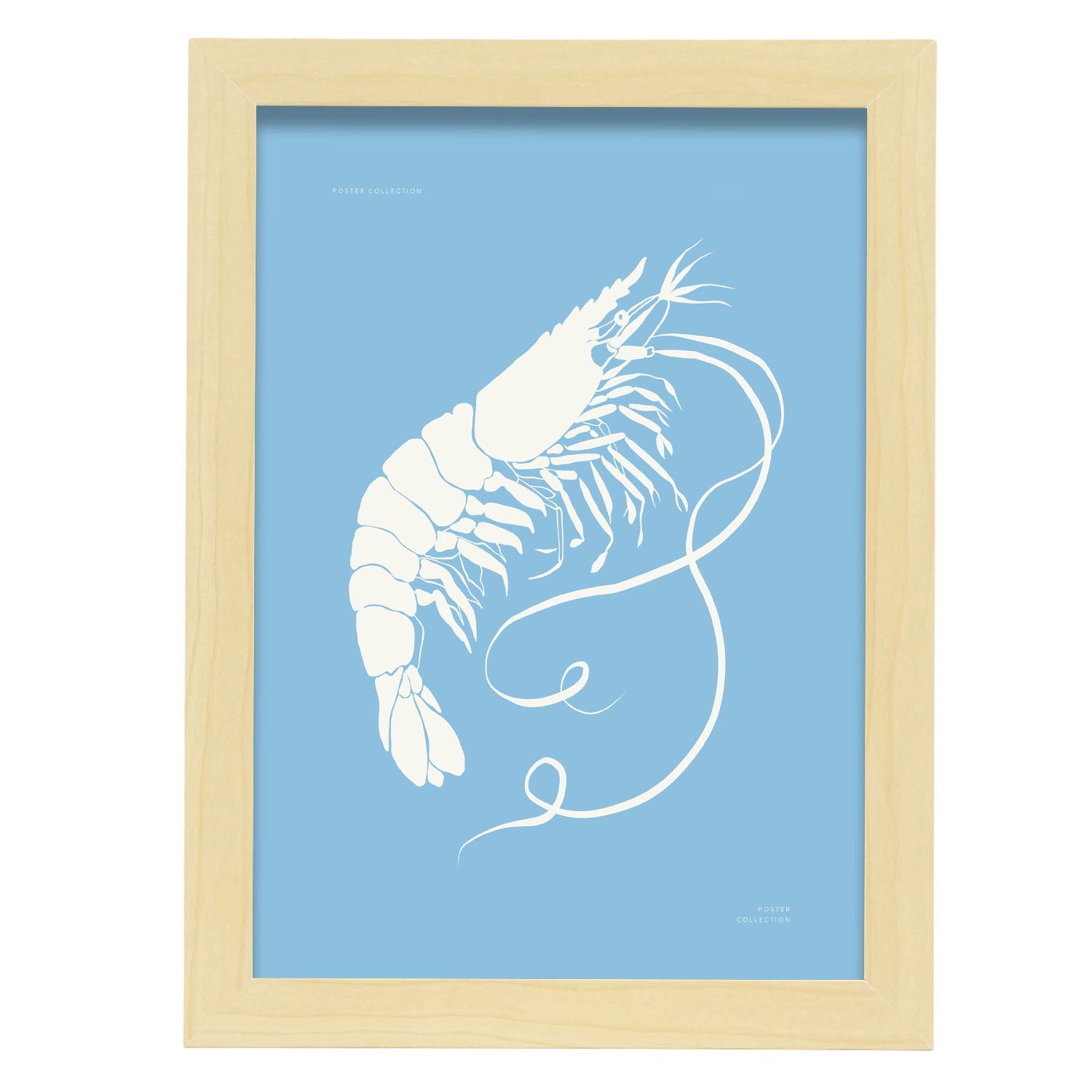 Prawn-Artwork-Nacnic-A4-Marco Madera clara-Nacnic Estudio SL