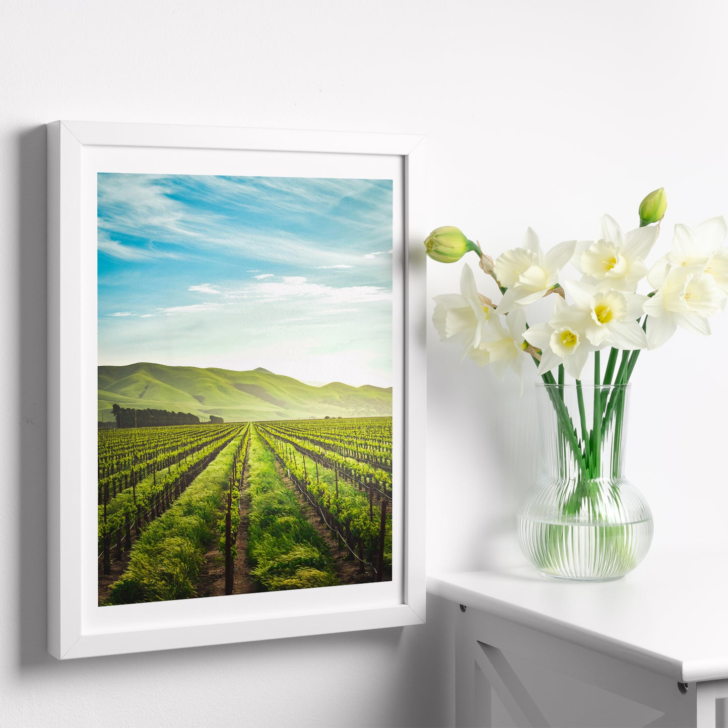 Set de 3 Cuadros de Viñedo Italiano Impresión Ilustración Arte de Pared Decoración en Estilo Fotográfico Moderno para Cocina, Bodega, Bar, Despensa, Comedor, Restaurante