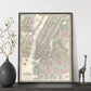 1865 Colton Map of New York City Manhattan Brooklyn Long Island City Geographicus NewYorkCity colton 1866-Artwork-Nacnic-Nacnic Estudio SL