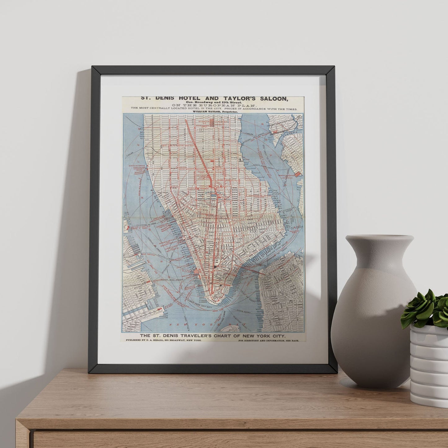 1879 Lower Manhattan map-Artwork-Nacnic-Nacnic Estudio SL