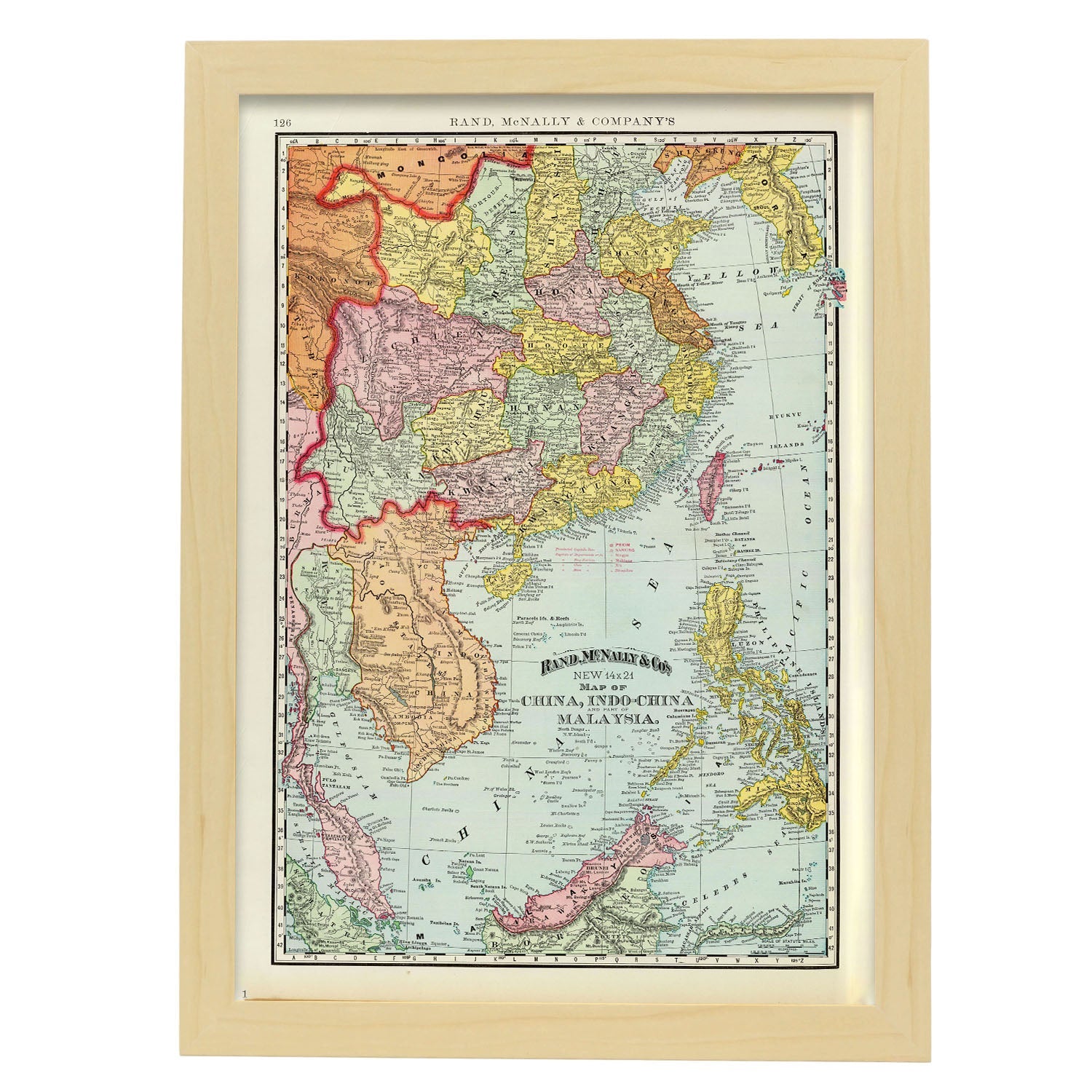 1897 China Indo China Malaysia scaled-Artwork-Nacnic-A3-Marco Madera clara-Nacnic Estudio SL