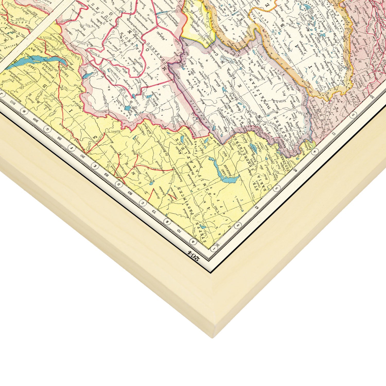 1920 map of the Chinese Republic Japan 2-Artwork-Nacnic-Nacnic Estudio SL