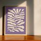 Lámina Nacnic Hoja Maravillosa Inspirado en Matisse