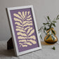 Lámina Nacnic Hoja Maravillosa Inspirado en Matisse