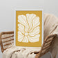 Nacnic Lámina Flora de Durazno Inspirada en Matisse