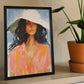 Nacnic Lámina Decorativa Lady Chloe