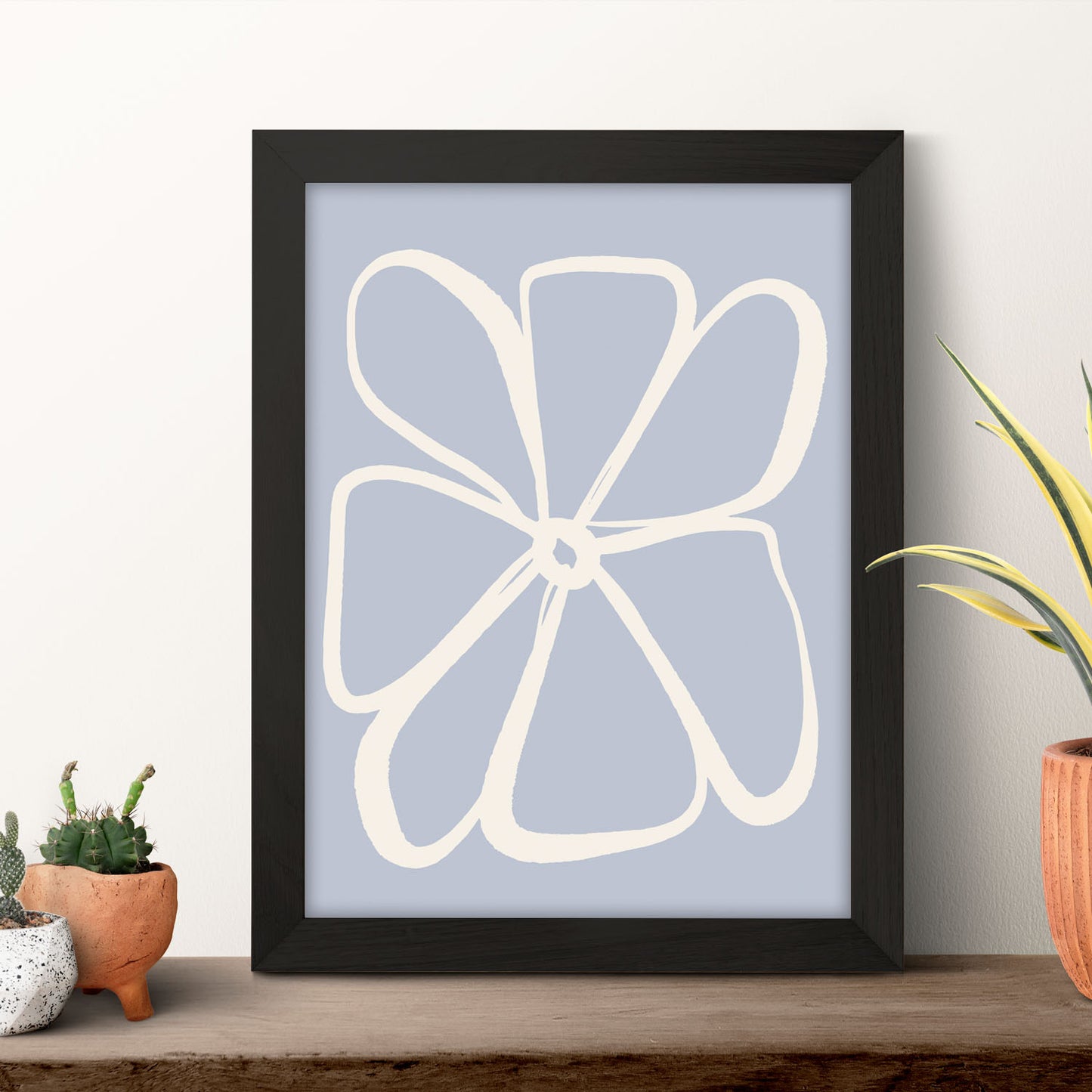 Lamina Elegante Flora Inspirado en Matisse de Nacnic