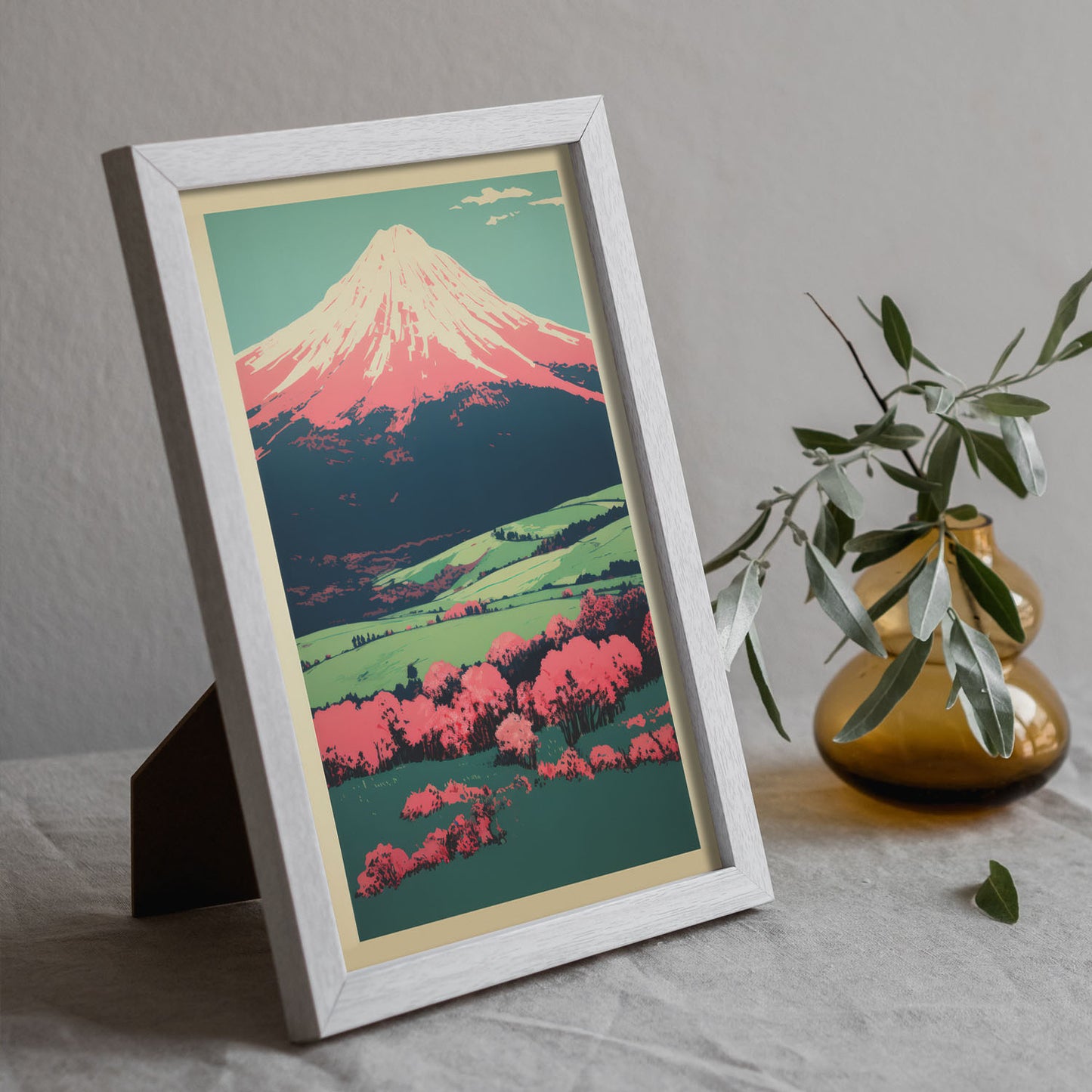 Lamina Nacnic de Mt. Fuji Majestuoso en Japonés Ecléctico