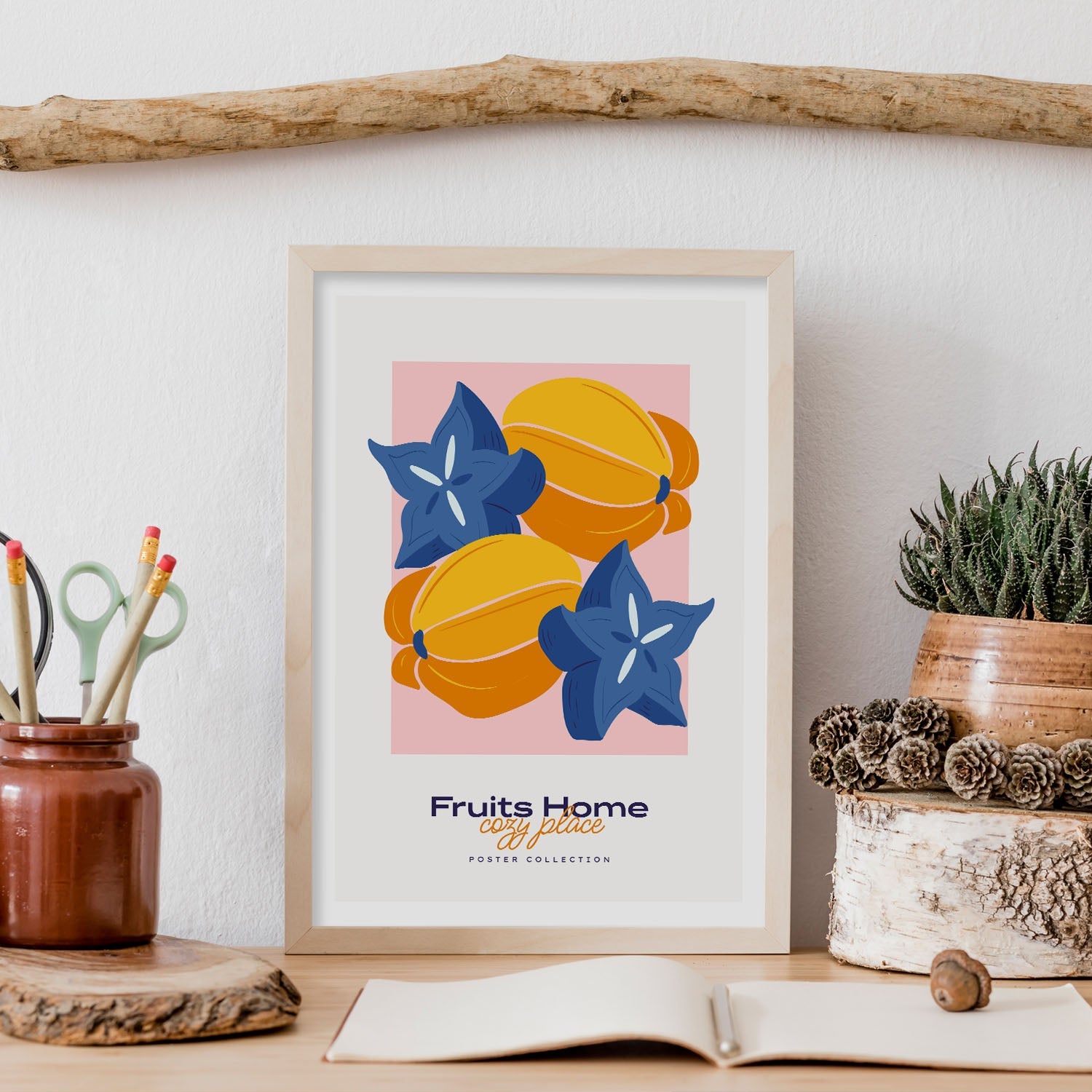Star Fruit Cozy Place-Artwork-Nacnic-Nacnic Estudio SL