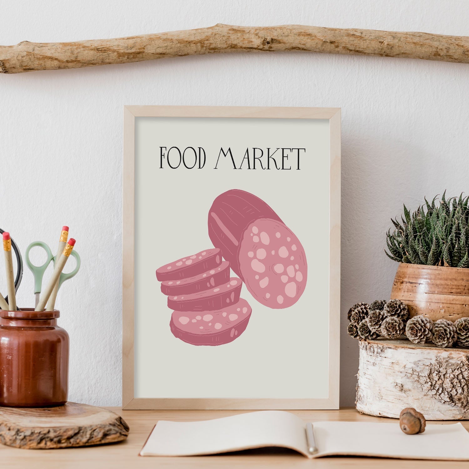 Bologne Sausage-Artwork-Nacnic-Nacnic Estudio SL