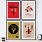 Set de láminas de vino. Posters de vino y bodega. Vino vintage 1.-Artwork-Nacnic-Nacnic Estudio SL