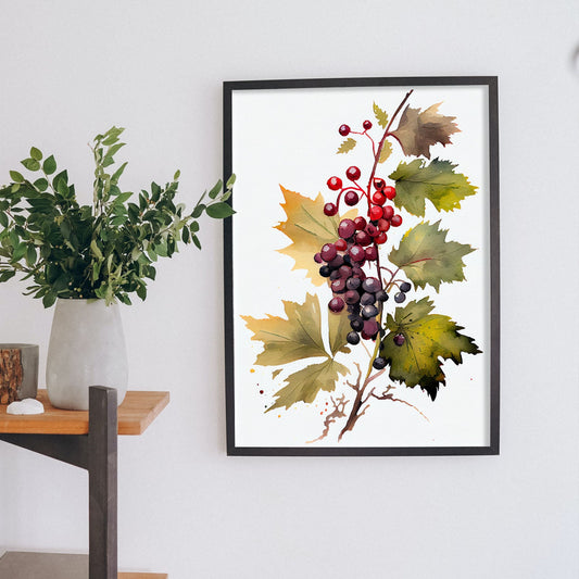 Nacnic minimalist Currant. Aesthetic Wall Art Prints for Bedroom or Living Room Design.-Artwork-Nacnic-A4-Sin Marco-Nacnic Estudio SL