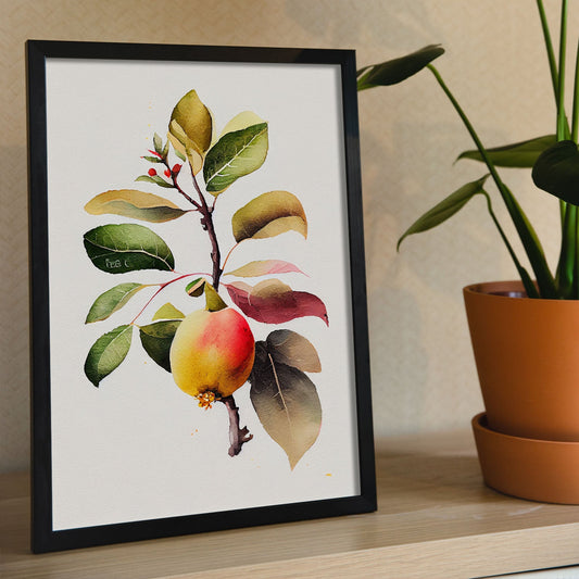 Nacnic minimalist Quince_1. Aesthetic Wall Art Prints for Bedroom or Living Room Design.-Artwork-Nacnic-A4-Sin Marco-Nacnic Estudio SL