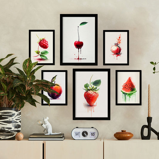 Láminas Nacnic de Frutas Acuarela Set_02