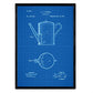 Poster con patente de Cafetera. Lámina con diseño de patente antigua-Artwork-Nacnic-Nacnic Estudio SL