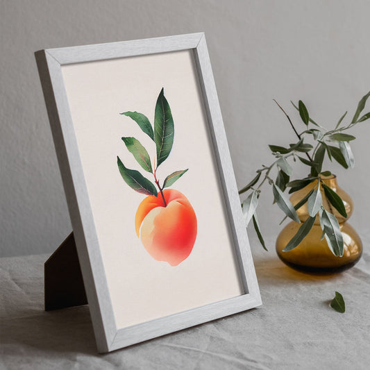 Nacnic minimalist Peach_1. Aesthetic Wall Art Prints for Bedroom or Living Room Design.-Artwork-Nacnic-A4-Sin Marco-Nacnic Estudio SL