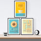 Set de láminas de café. Posters de tipos de café. Café retro 2.-Artwork-Nacnic-Nacnic Estudio SL