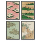 Pack de láminas Paisaje. Pósters con ilustraciones de la revista Vintage japonesa Shin Bijutsukai.-Artwork-Nacnic-Nacnic Estudio SL