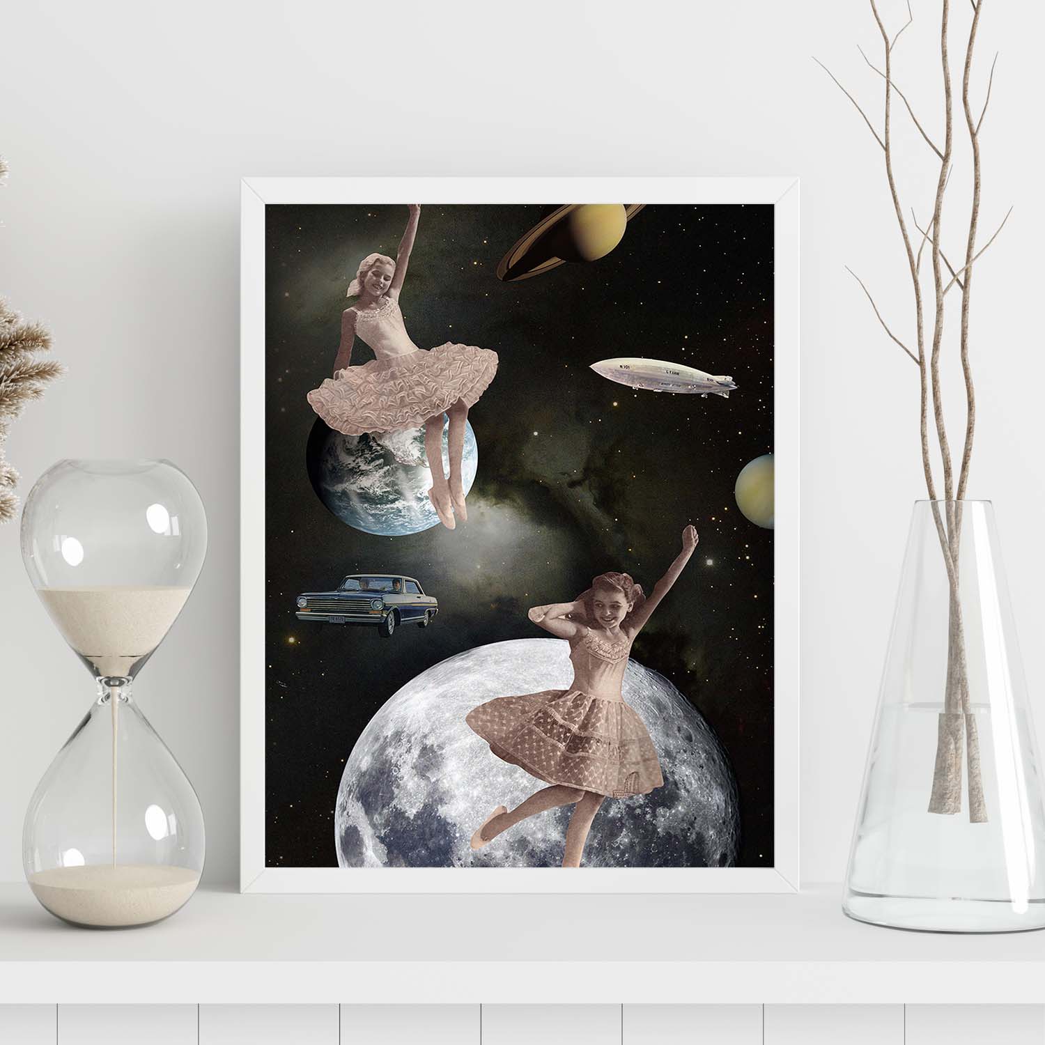 Lamina artistica decorativa con ilustración de Collage surrealista 41 estilo Collage-Artwork-Nacnic-Nacnic Estudio SL