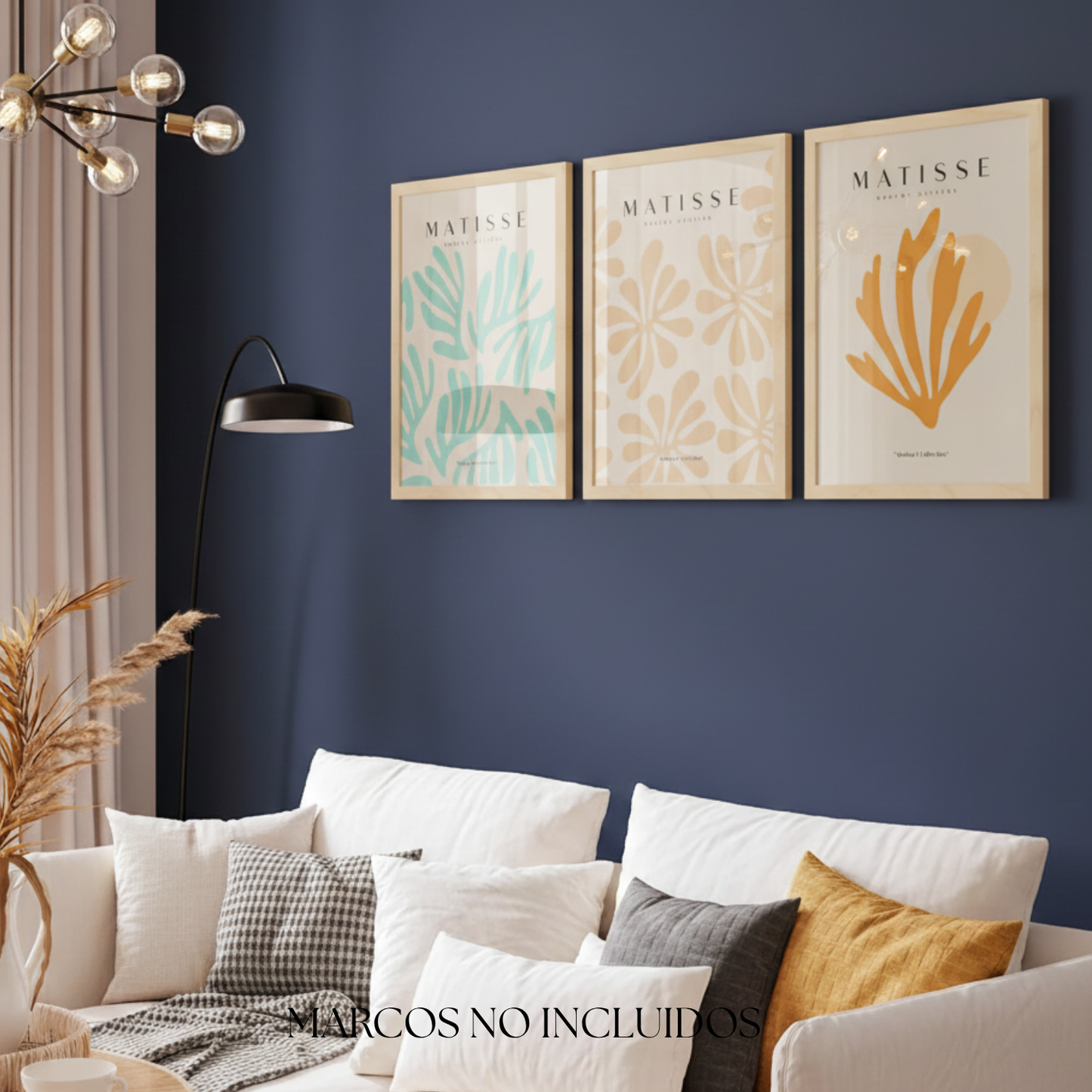 Set de 6 Láminas Artísticas de Matisse en Colores Pastel de Nacnic