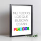 Poster con mensaje feliz. Lámina No todos los que buscan.-Artwork-Nacnic-Nacnic Estudio SL