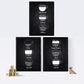 Set de láminas de café. Posters de tipos de café. Café fondo negro.-Artwork-Nacnic-Nacnic Estudio SL