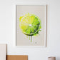 Nacnic minimalist Lime. Aesthetic Wall Art Prints for Bedroom or Living Room Design.-Artwork-Nacnic-A4-Sin Marco-Nacnic Estudio SL