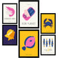 Food and Plants Posters. Seafood. Nature and Botany-Artwork-Nacnic-Nacnic Estudio SL
