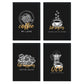 Set de láminas Pack colección. Pósters para cafeterías, restaurantes y amantes del café.-Artwork-Nacnic-Nacnic Estudio SL