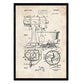 Poster con patente de Batidora industrial. Lámina con diseño de patente antigua.-Artwork-Nacnic-Nacnic Estudio SL